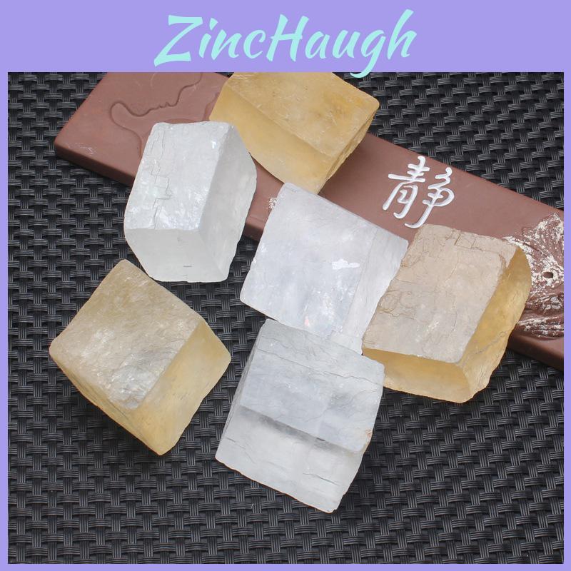 Stunning Yellow White Optic Calcite Cubes Natural Crystal Stones For Home Decor