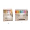 Double Headed Fluorescent Highlighter Pen 10/15Color Double Tip Marker Pen for Scrapbooking Journal Planner Card Making