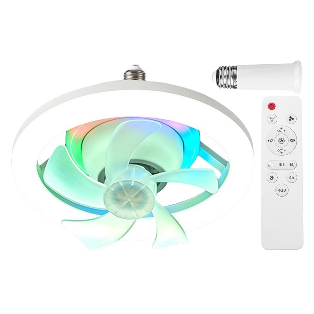 Moderní stropní ventilátor s LED světlem a dálkovým ovládáním, tichý stropní ventilátor do ložnice, obývacího pokoje a kuchyně