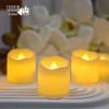 Wavy Edge LED Candles for Creative Birthday and Halloween Party Decorations