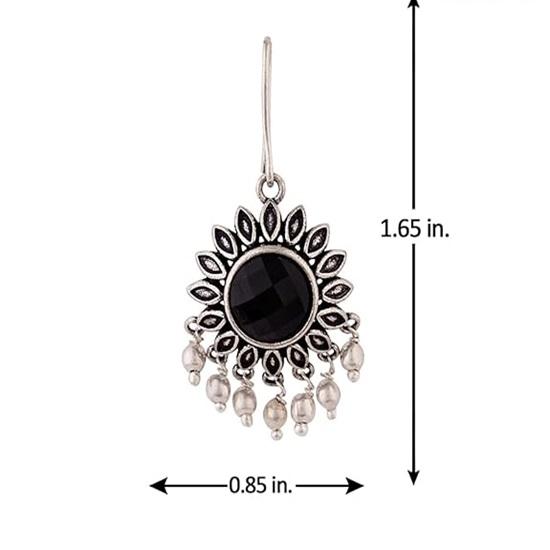 Essentials Round Cut Gem Earrings 4.2 cm