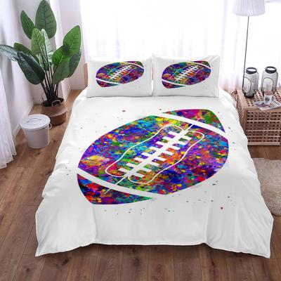 National Rugby Water Art Duvet Cover Set King Queen Double Full Twin Single Size Bed Linen Set