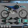 DSMTECH Custom Motorcycle Graphics Background for YAMAHA YZ125 250 2002 2003 2004 2005 2006 2007-14 Decals Stickers Kits 017