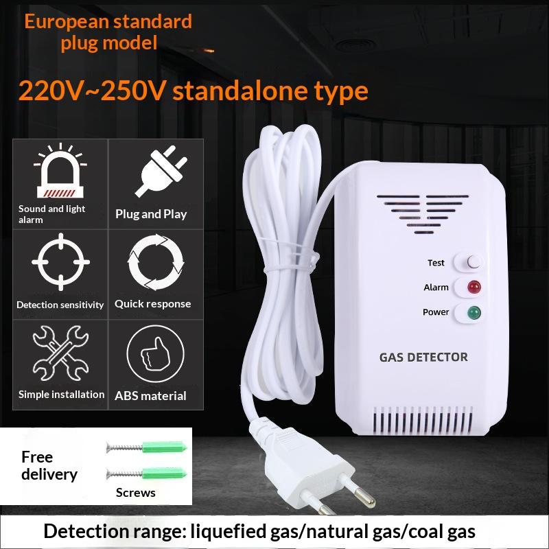 

Propane Butane Sensor 12V Gas Detector Sensor Alarm Lpg Natural Motor Home Camper Marine Led Flash Alarm Sound