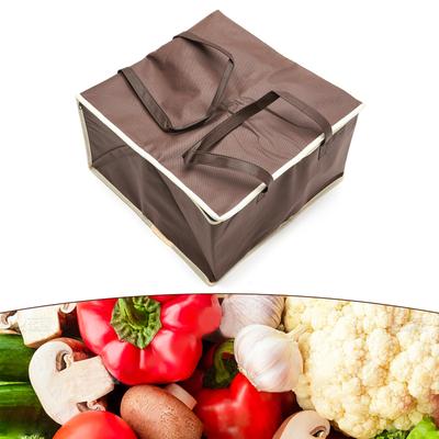 Food Insulated Bag Non-woven Thermal Warmer Zipper