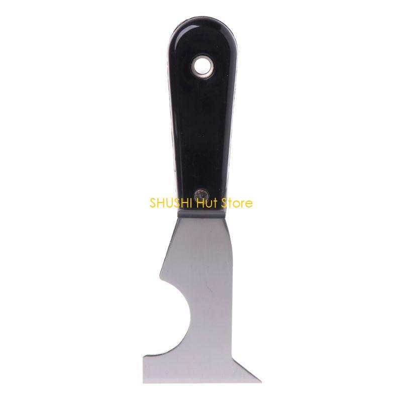 5 in 1 Tools Caulk Removal Tool Spackle Knifes Paint Remover Painters Tool Paint Can Opener for Wood Wallpaper Scraper D57B