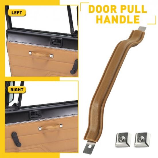 

Tan Door Interior Strap Pull ide Handle For Set Pair 87-95 YJ WRANGLER