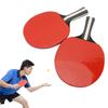 2pcs Table Tennis Racket Table Tennis Paddle with 3pcs 3 Star Professional Table Tennis Balls for Tr