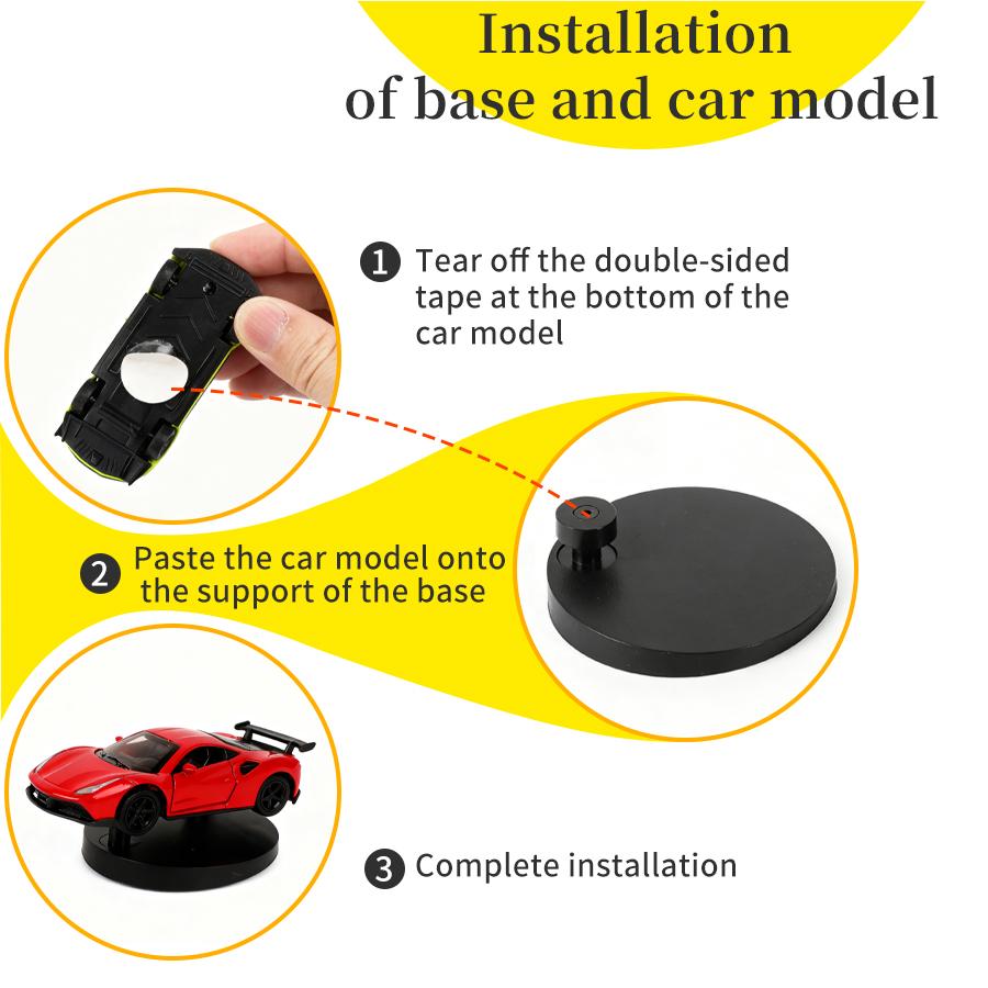 Car Individuality Center Console Decoration Sports Car Drift Rotating Car Decor Auto DashboardTurning Racing Model Decoration