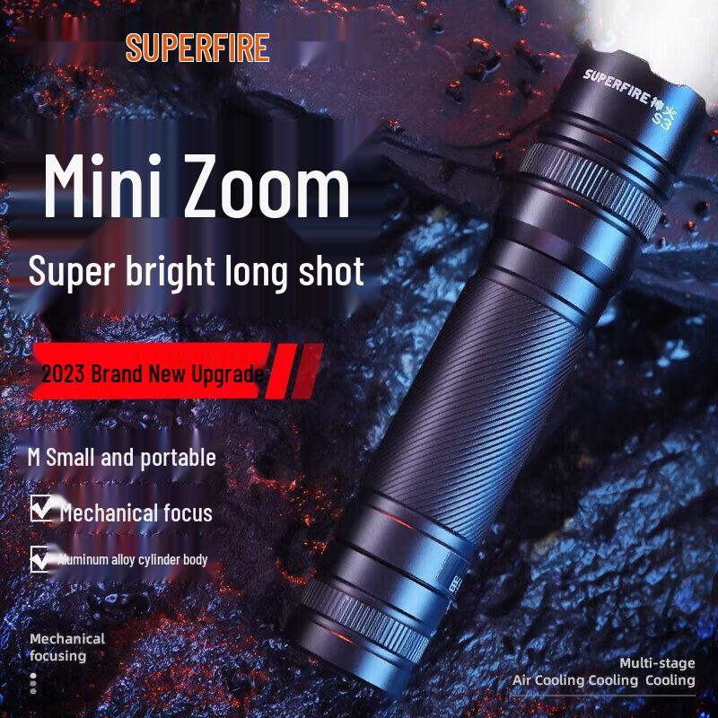 SupFire S3 Ultra-Bright Rechargeable LED Flashlight