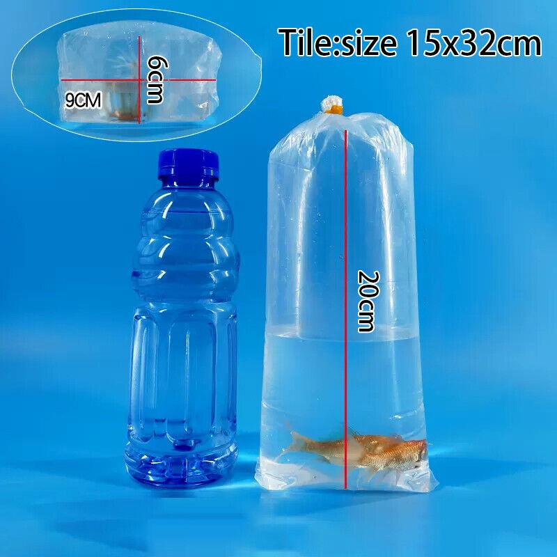 

10Pcs Transparent Aquarium Breathing Bags Breather Bags Transport Longlife Fish Shrimp Leak Proof Plastic Packing Bags