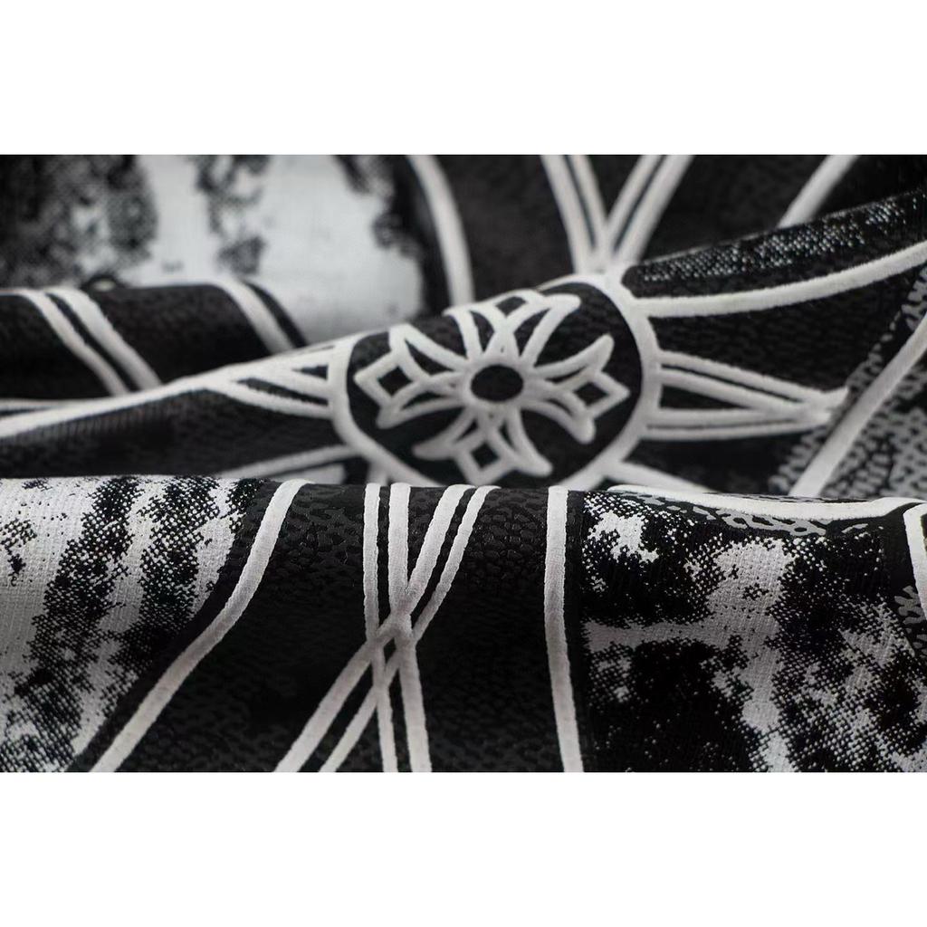 W389 CHROME HEARTS 2026 Summer New High Quality Cotton Round Neck Loose Large Size T-shirt Couple T-shirt