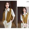 Comfortable And Loose Sleeveless Knit Vest For Women Perfect Springautumn Outerwear