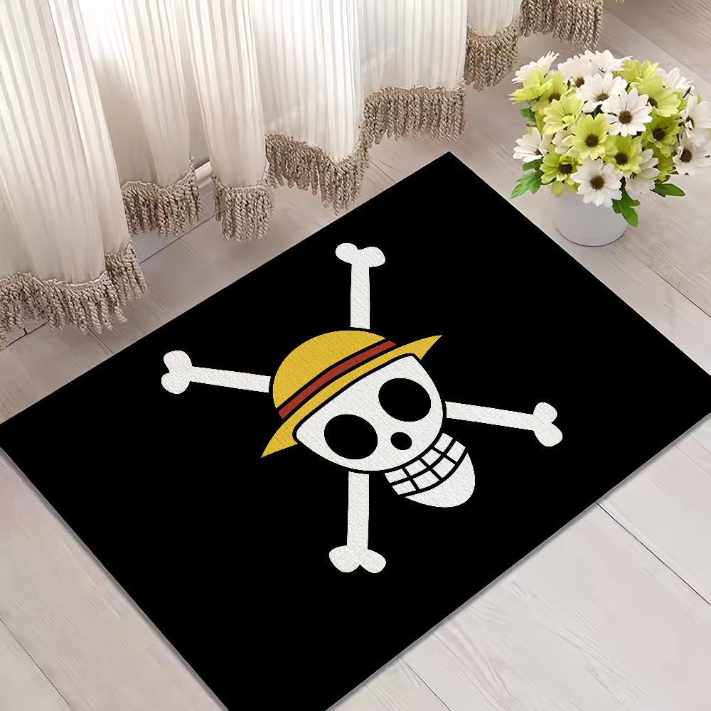 

Дверной коврик для гостиной, аниме-комнаты, прикроватный, P-PIECE, декорация, кровать, O-ONE, напольный, для ванной, крутой, L-Luffy, кухонный, входной ковер, большой коврик SJR40x60CM