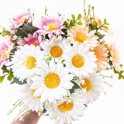 Nordic Style High-Grade Sunflower Mini Fake Flower for Wedding and Home Decoration.