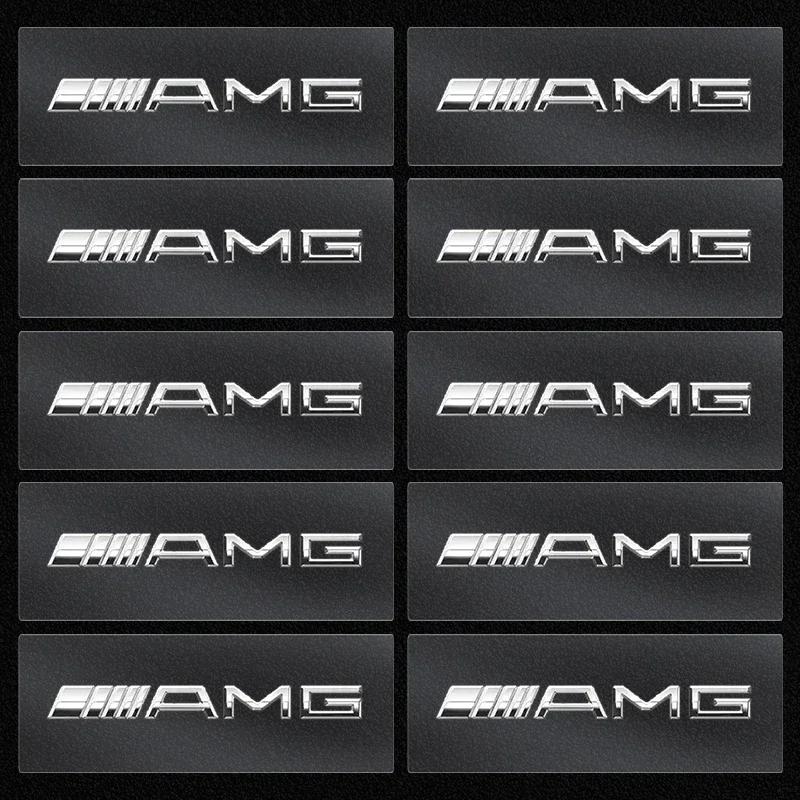 Car Logo Body Side Fender Door Window Trunk Decals Stickers Exterior Deco For Mercedes Benz AMG W204 W211 W212 W166 W117 W176