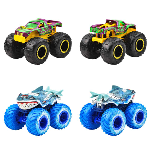Hot Wheels Monster Truck 1:64 Assorted Vehicle Toys, Mini Cars, 8-Car Box, Ages 3+, Multi-Purpose, 983J-FYJ44