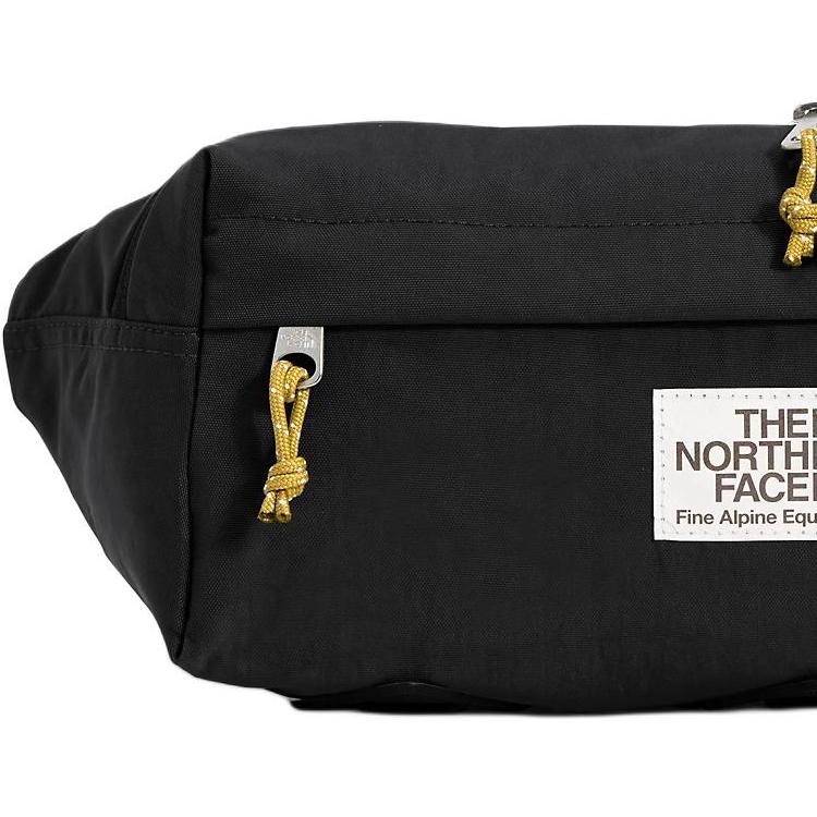 The North Face Berkeley 4L Lumbar Logo Patch Zipper Waist Bag Outdoor Women Waist Bag Black NF0A52VU-ASX