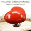 8Pcs Toilet Press Button Easy Installation Clean Reusable Heart-Shaped Design Toilet Flush Button Replacement
