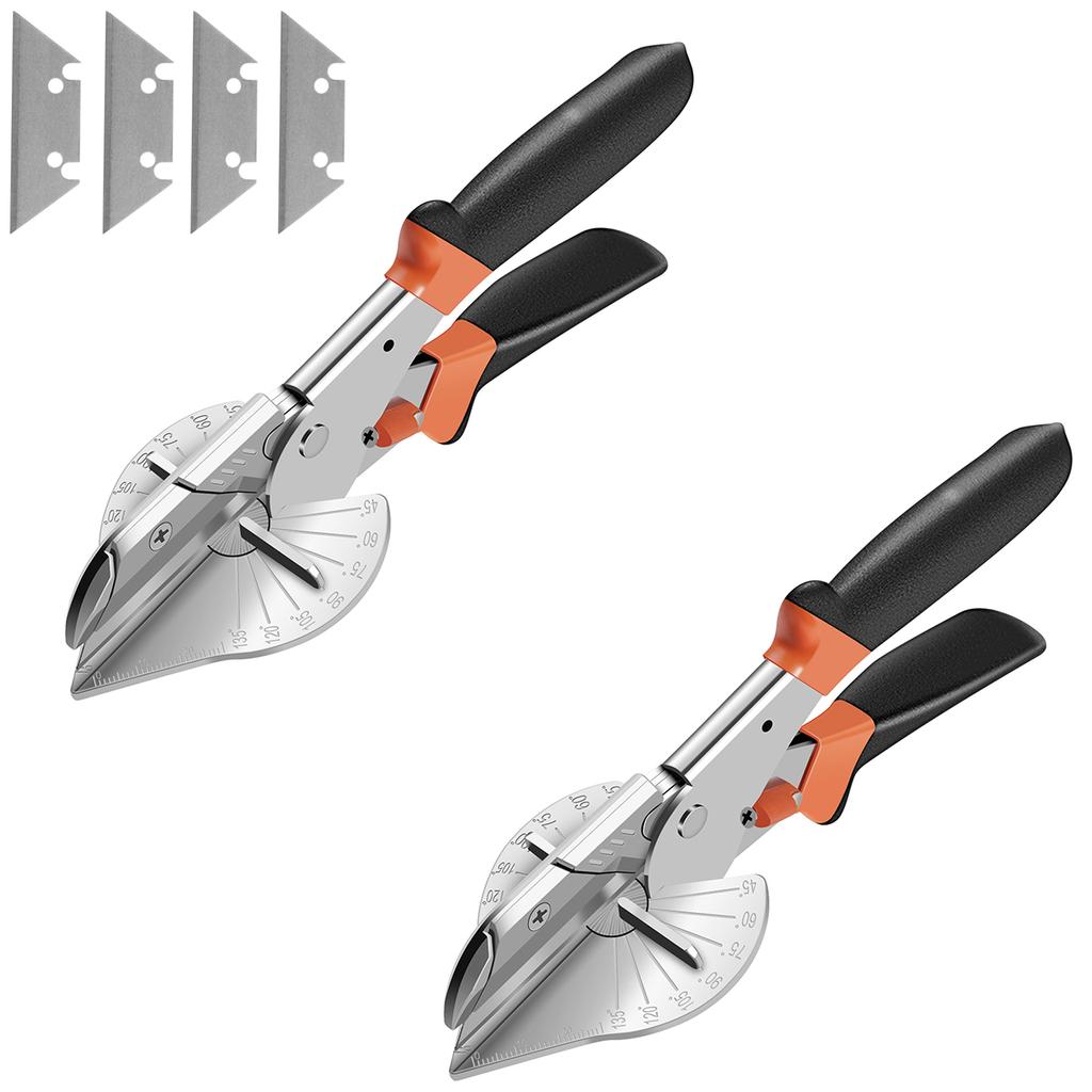 Winkelschere 45-120 Grad Schrägschere Drahtnutmesser Multifunktionales manuelles Schneidwerkzeug Kunststoffrohr Weich-PVC schneiden