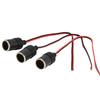 12V Universal Car Cigarette Lighter Charger With 30Cm Cable 10A/15A/20A Female Socket Plug Connector Adapter