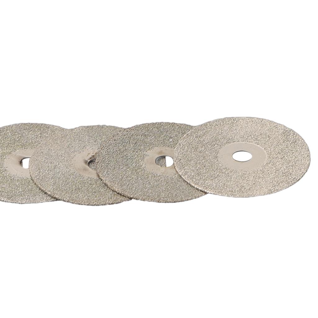 Trennscheibe Bohrer Rotationswerkzeug Aufnahmeschäfte Trennscheiben Diamant 10*Trennscheiben 2*Aufnahmeschäfte 22mm DIY