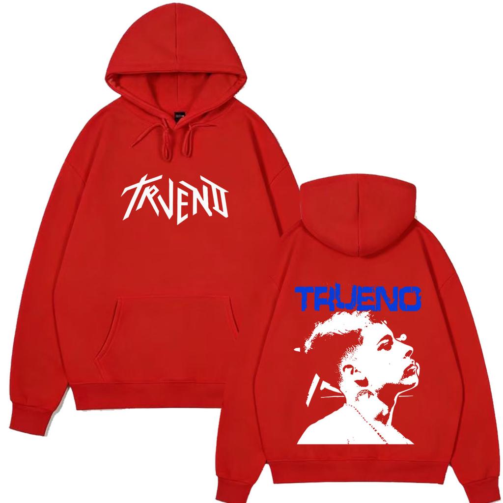 Rapper Trueno Album Tour 2026 Graphic Print Hoodie Unisex Fashion Pullover Long Sleeves Casual Oversized Fan Gifts Sweatshirt