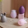 Silicone Molds Easter Bunny Egg Casting Mold Set for Plaster Soy Wax Resin Flexible Easy Release Craft