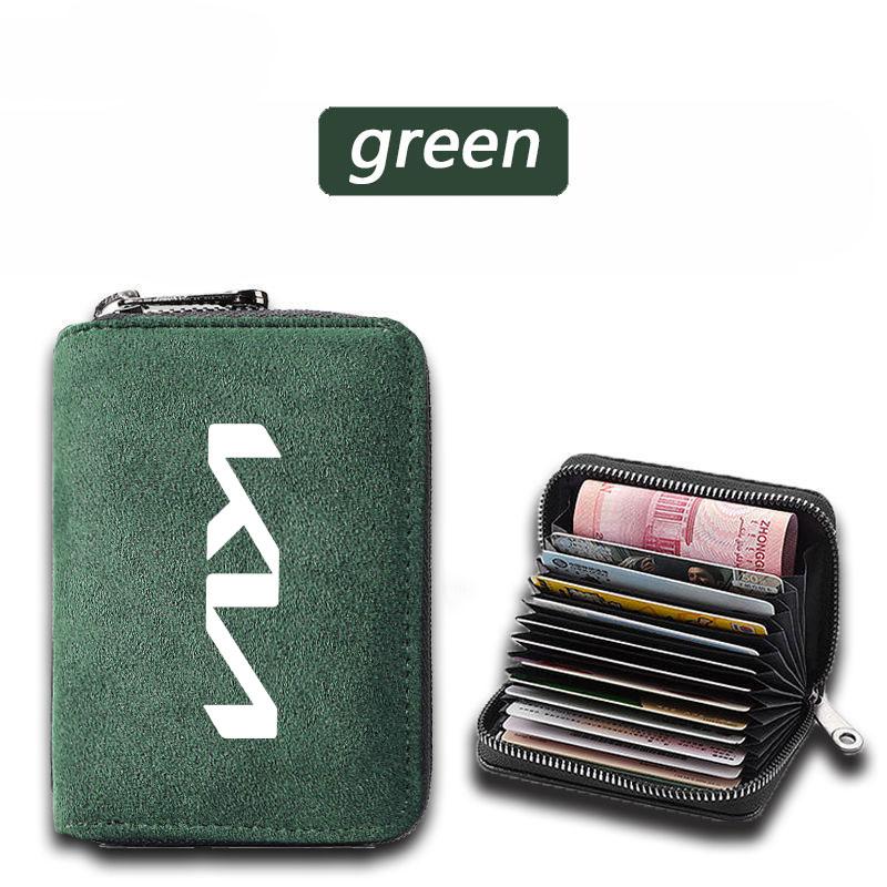THCR5 Car Cards Holders Bank Credit ID Card Holder Wallets For KIA KN K3 K5 Sportage Rio Sorento Picanto Ceed RIO 2 3 4 Accessories