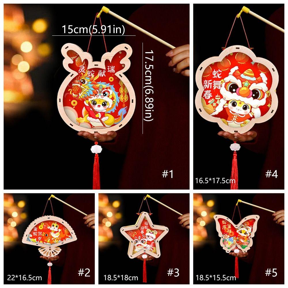 Traditional New Year Luminous Lantern Chinese Style Children Handheld Lantern Hanfu Accessories