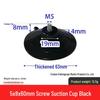 M4-M8 Transparente PVC-Saugnapf mit Gewindestange