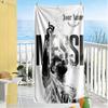 Football Messi Personalized Text Beach Towel Soft Durable Quick-Dry Portable for SwimmingBeachCamping Travel Beach AccessoriesGym