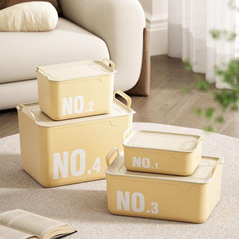 Cream-Style Storage Box for Daily Sundries, Home Socks, Dorm Room Desk Organization