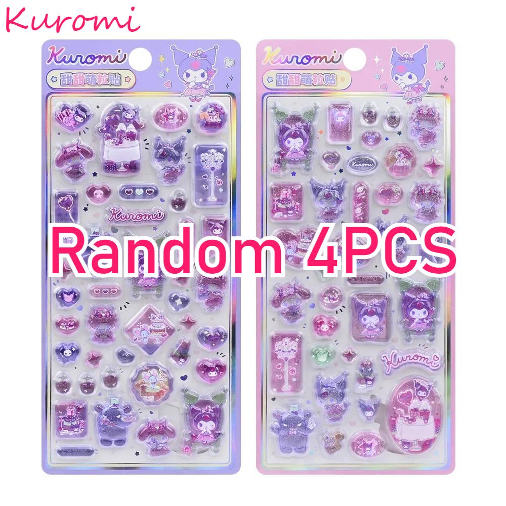 New Cartoon Melody Stickers Anime 3D Toys DIY Crystal Ornament Stickers Decorative Stickers Children's Playthings
