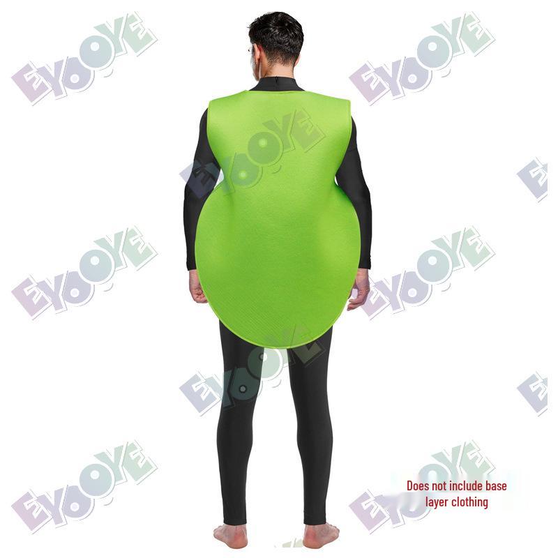 Parent-Child Monster Costume with Big Eyes for Halloween Stage and Role-Playing