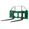 Skid Steer Pallet Forks, 1814 Kg Rated Load Capacity, Pallet Fork Frame Attachment with 1065 Mm Pallet Forks Forklift Blades, 50.8 Mm Hitch Receiver &
