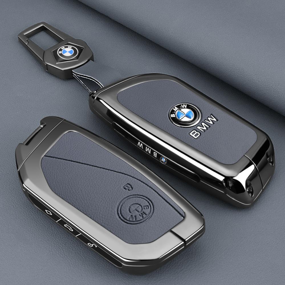 Styling Zinc Alloy Car Key Cover Case Holder For BMW 1 3 7 Series X1 X3 X5 X6 X7 F20 F15 F16 F48 G20 G30 G01 G02 G05 G11 G32