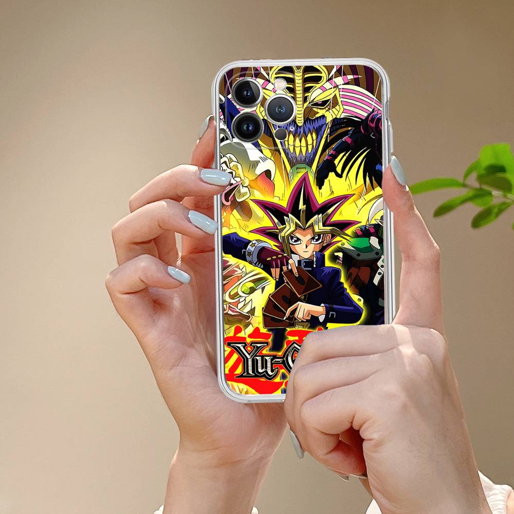 Amine Yu Gi Oh Classic Transparent TPU Phone Case For IPhone 17 11 12 13 14 15 16 Pro Max 16 Plus Cover