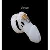7 Colors Silicone Male Chastity Device Cock Cage Sex Toys With 5 Penis Ring Prevent Breaking Free Standard Short Cages Sex