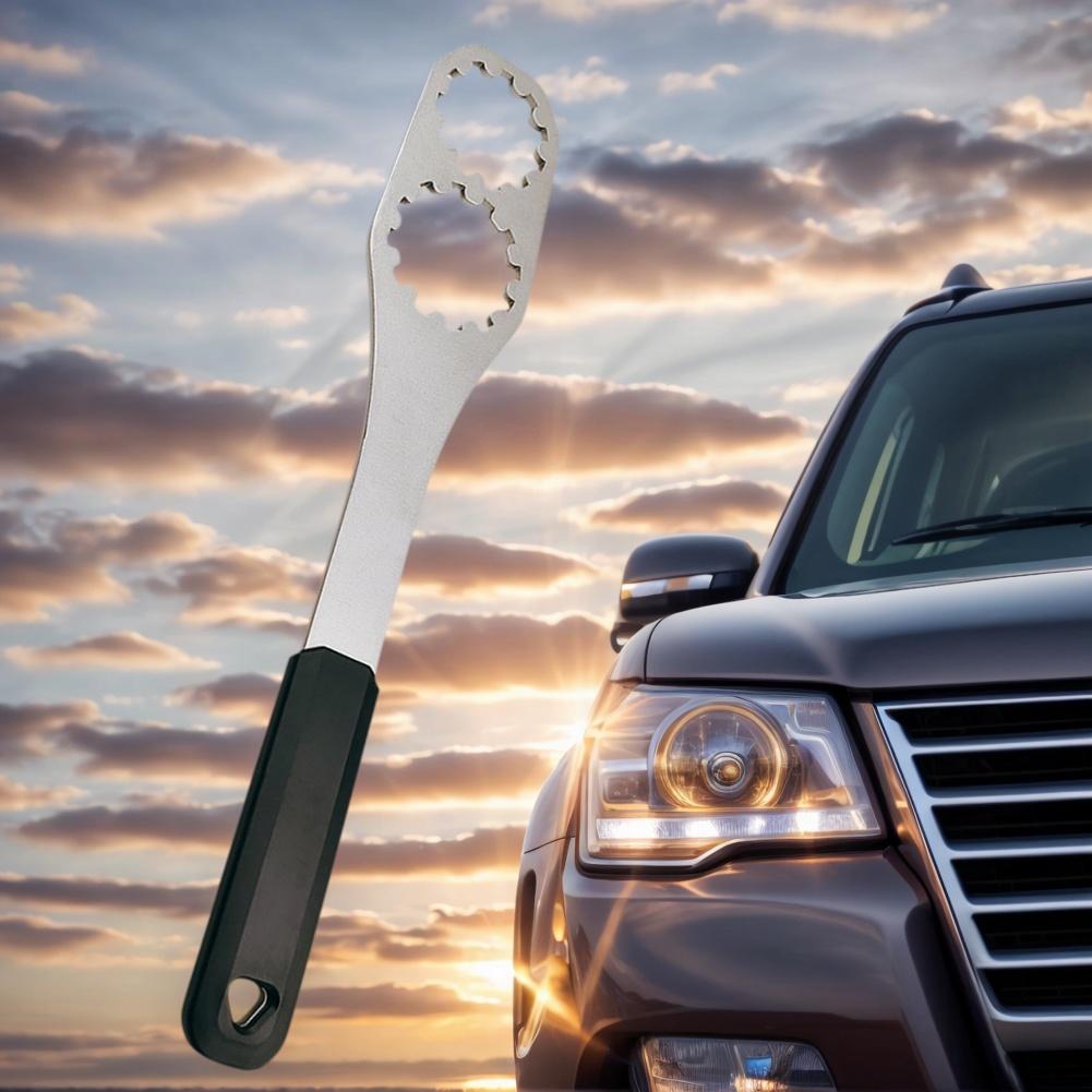 Bicycle Cassette Flywheel Removal Tool Stainless Steel Bicycle Freewheel Repair Tool Bicycle Wrench Bike Maintenance Accessories