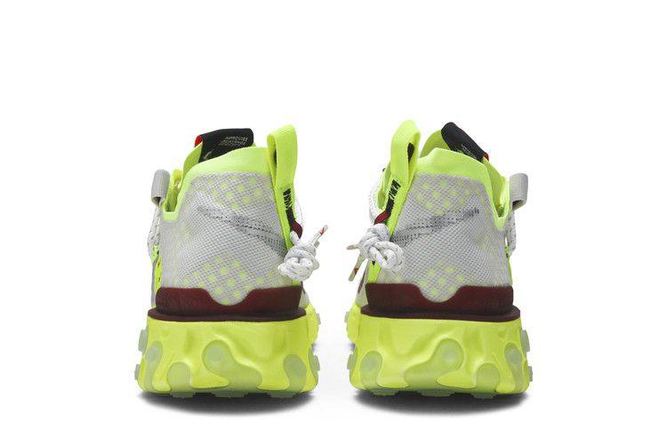 Nike React Runner ISPA Platinum Tint Volt Glow Team Red Men's Sneakers