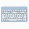 iPad Round Key Bluetooth Keyboard Leather Case with Pen Slot for Air/Pro/A16