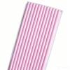 Individually Wrapped Biodegradable Striped Paper Straws