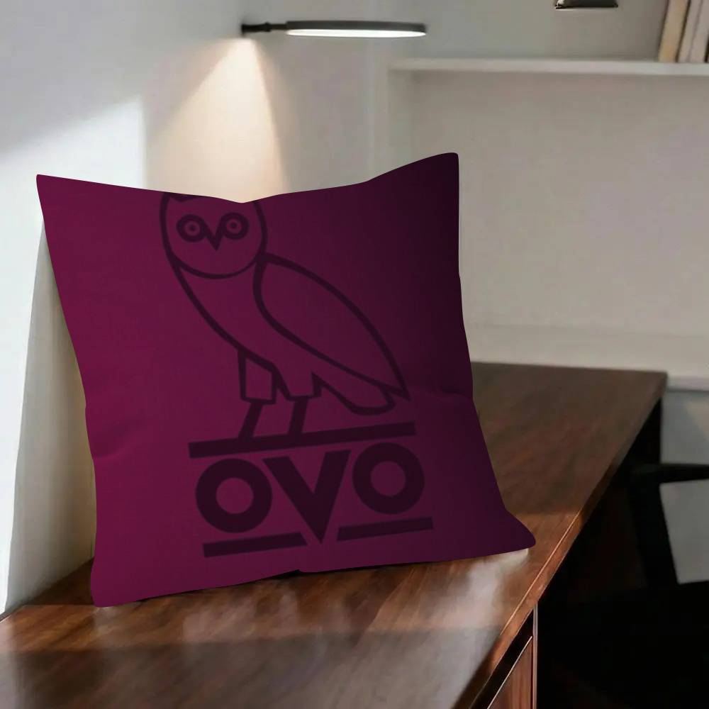 Octobers Very OwnO Owls OVO Pillowcase Toon Gift Cushion Cover Bedroom Home Sofa Chair Seat Decor Pillow Case