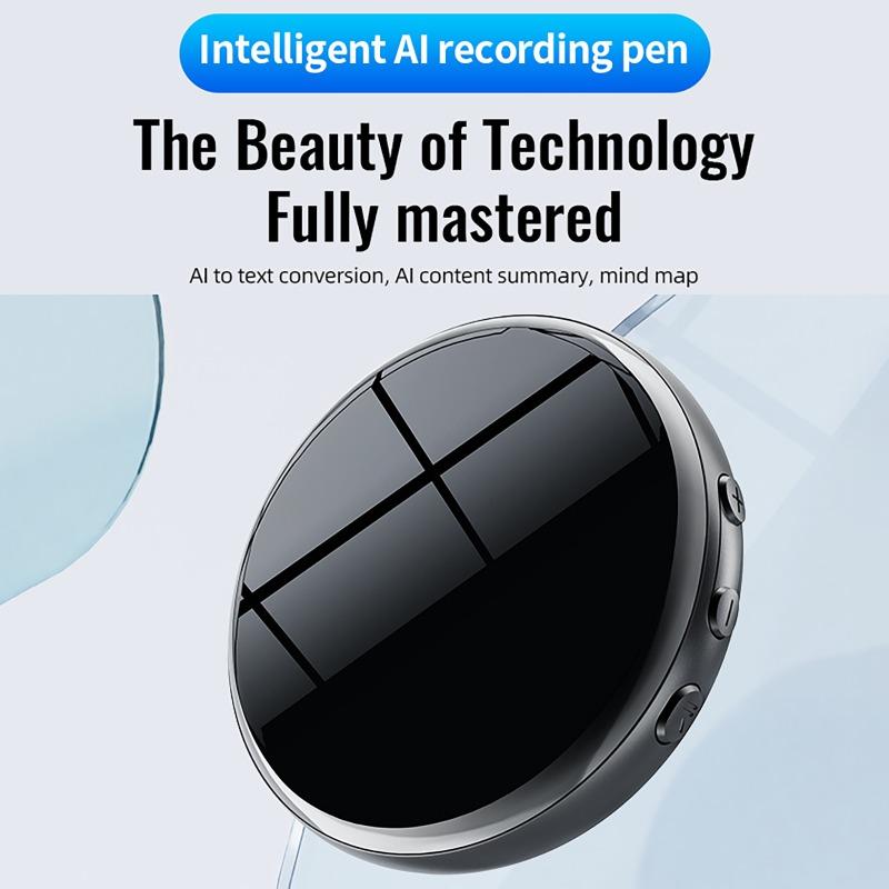 128GB Mini Activated Voice Recorder Audio Dictaphone with Real-Time Transcription & Translation 8-64GB Sound Record MP3 Player