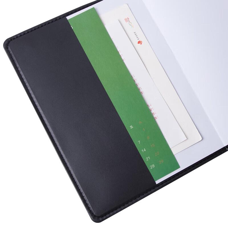 Deli Classic Faux Leather Business Notebook