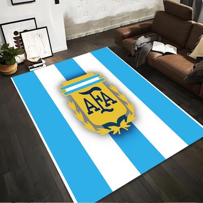 World Cup Trophy Designed Floor Mat, Suitable As a Non-slip Mat for the Living Room or Bedroom Sofa