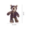 Squeaky Beggar Bear Puppy Toy Bite Resistant Pet Toys Gnawing Toy Pet Interactive Puzzle Grinding Teeth Cleaning Toy For Dogs
