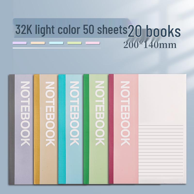30 Super Thick B5 Soft Cover College Notebooks - Ideal for Classroom Notes & Diaries