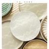 High-Value Ceramic Large Plate Collection Nordic Style Flat Plate Western Food Plate Creative Shallow Plate Round Vegetable Plate Household Tableware